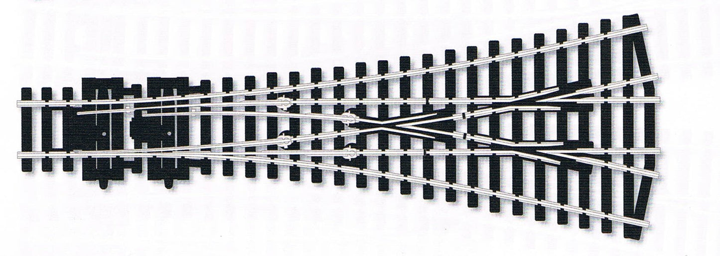 Peco SL-99 HO Code 100 Insulfrog Medium Radius 3 Way Turnout - House of Trains