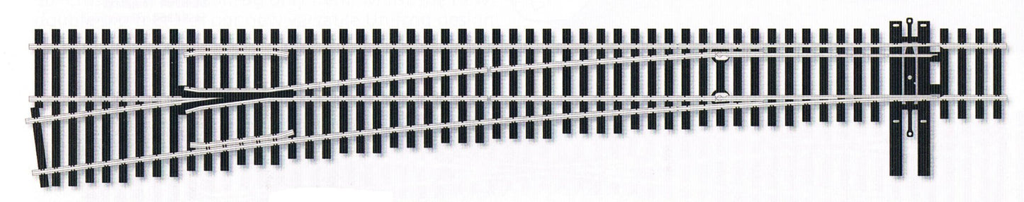 Peco SL-E8382 HO Code 83 Electrofrog #8 Left Hand Turnout - House of Trains