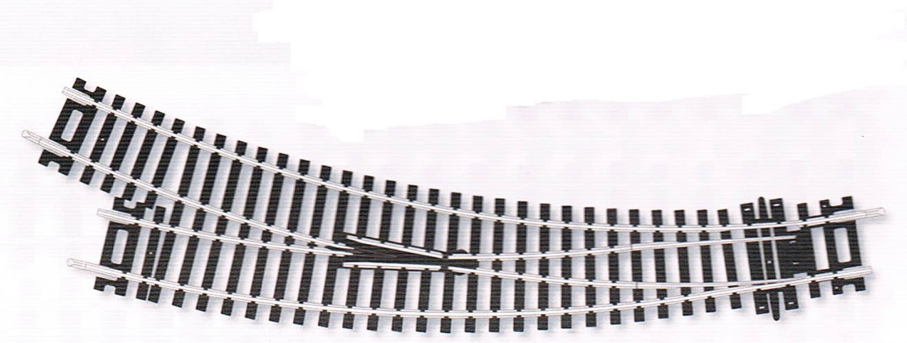 Peco ST-244 HO Code 100 Insulfrog Right Hand Curved Turnout - House of Trains