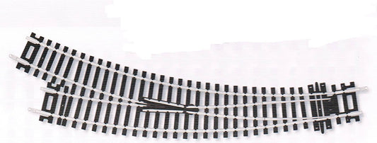 Peco ST-244 HO Code 100 Insulfrog Right Hand Curved Turnout - House of Trains