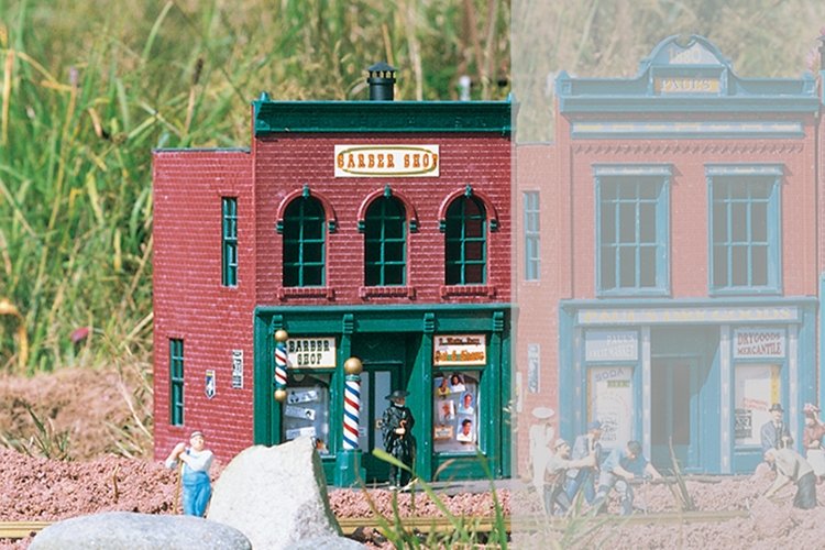 PIKO 62219 G, David's Barber Shop, 8.7" x 9.4" 12" - House of Trains