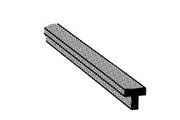 Plastruct 90082, ABS TEE, 1/16" (1.6mm) High, 10" long (250mm) - House of Trains