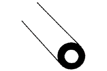 Plastruct 90101, Butyrate Coated Wire, 3/64" (1.2mm) Outside Diameter, 15" long (375mm) - House of Trains