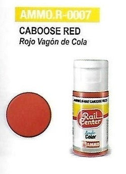 Rail Center Paint R-0007, Caboose Red, 15ml bottle, Acrylic Paint - House of Trains