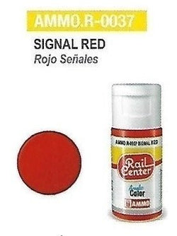 Rail Center Paint R-0037, Signal Red, 15ml bottle, Acrylic Paint - House of Trains