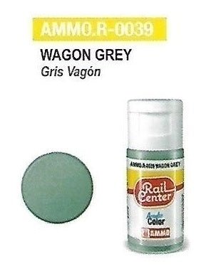 Rail Center Paint R-0039, Wagon Gray, 15ml bottle, Acrylic Paint - House of Trains