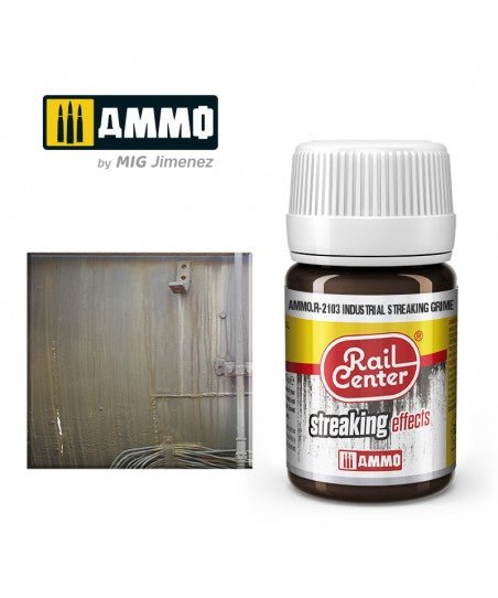 Rail Center Paint R-2103, Streaking Effects, Industrial Grime, 35ml bottle, Enamel Paint - House of Trains