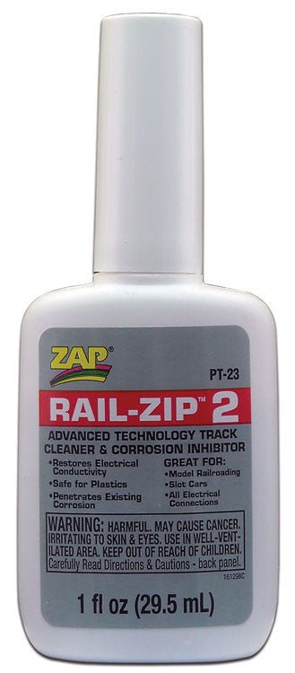 Robart PT-23 Rail Zip 2 Track Cleaner, 1 oz - House of Trains