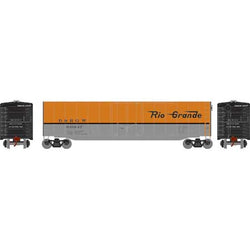 Roundhouse 1138 , 50' Plug Door Smooth Side Box Car, Rio Grande, DRGW, 60937 - House of Trains