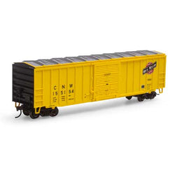 Roundhouse 1261 HO, 50' ACF Box Car, Chicago North Western, CNW, 155154 - House of Trains