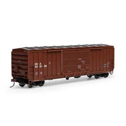 Roundhouse 97982 HO, 50' FMC Double Door Box Car, Canadian National, CN, 555156 - House of Trains