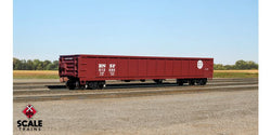 Scale Trains 1173 HO, Kit Classics, 52' 6" Gondola, Havelock Shops, BNSF, 512595 - House of Trains