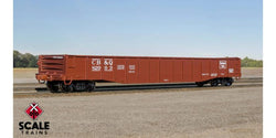 Scale Trains 1185 HO, 52' 6" 70-Ton Mill Gondola, CBQ, 82003 - House of Trains