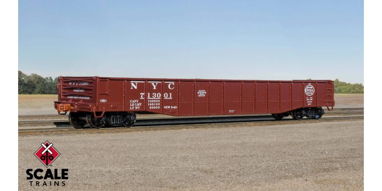 Scale Trains 1193 HO, Kit Classics, 70-Ton Mill Gondola, NYC, 713033 - House of Trains