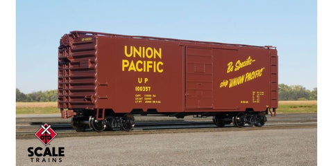 Scale Trains 1242 HO, Kit Classics, P-S 40' Box Car, Union Pacific, UP, 100357 - House of Trains