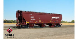 Scale Trains 33300 HO, Rivet Counter, Greenbrier (Gunderson) 5188cf Covered Hopper, BNSF, 486462 - House of Trains