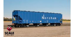 Scale Trains 33674 HO, Rivet Counter, PS-2 5820cf Covered Hopper, Norchem, PTLX, 41100 - House of Trains
