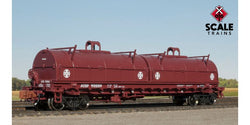 Scale Trains 38633 N, Trinity 48' 2-Hood Coil Steel Car, ATSF, 92070 - House of Trains