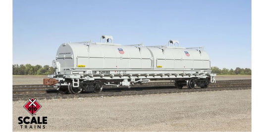 Scale Trains 38665 N, Trinity 48' 2-Hood Coil Steel Car, UP, 249223 - House of Trains
