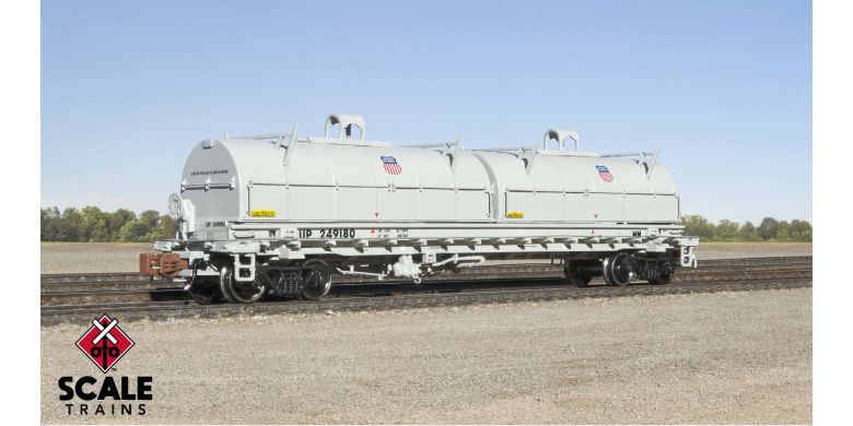Scale Trains 38666 N, Trinity 48' 2-Hood Coil Steel Car, UP, 249251 - House of Trains