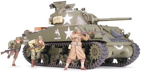 Tamiya 35250, 1:35 Scale, United States Medium Tank M4A3 Sherman - House of Trains