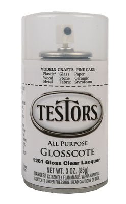 Testors 1261, Glosscote, 3oz Spray Can - House of Trains