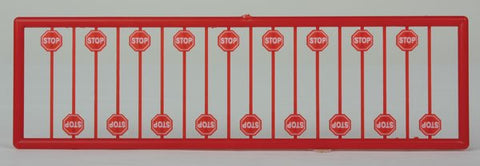 Tichy Train Group 2612 N, Stop Sign, Post 1954, 18 Pieces - House of Trains