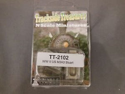 Trackside Treasures TT-2102 N WWII US M3A3 Stuart, Cast Lead Vehicle Kit - House of Trains