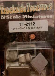 Trackside Treasures TT-2112 N 1940's GMC 2 1/2 Ton Truck, Cast Lead Vehicle Kit - House of Trains