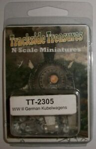 Trackside Treasures TT-2305 N World War II German Kubelwagens, Cast Lead Vehicle Kit - House of Trains