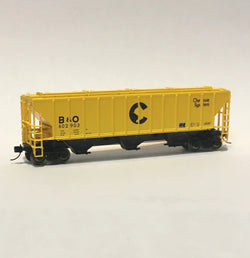 Trainworx 24430-01 N, PS2CD 4427 Covered Hopper, Chessie System, BO, 602903 - House of Trains