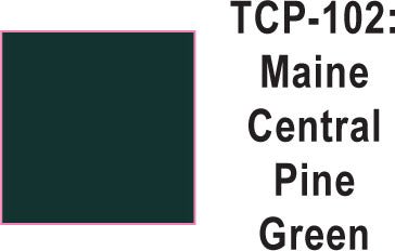 Tru Color TCP-102 Maine Central Pine Green Paint 1 ounce - House of Trains