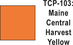 Tru Color TCP-103 Maine Central Harvest Yellow Paint 1 ounce - House of Trains