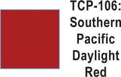 Tru Color TCP-106 Southern Pacific Daylight Red Paint 1 ounce - House of Trains