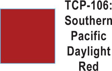 Tru Color TCP-106 Southern Pacific Daylight Red Paint 1 ounce - House of Trains