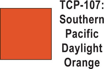 Tru Color TCP-107 Southern Pacific Daylight Orange Paint 1 ounce - House of Trains