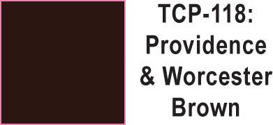 Tru Color TCP-118 Providence and Worcester Brown Paint 1 ounce - House of Trains
