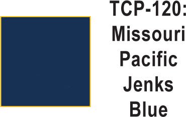 Tru Color TCP-120 Missouri Pacific Jenks Blue Paint 1 ounce - House of Trains