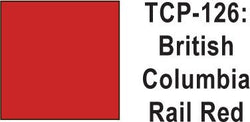 Tru Color TCP-126 British Columbia Rail Red Paint 1 ounce - House of Trains