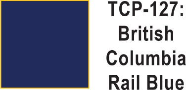 Tru Color TCP-127 British Columbia Rail Blue Paint 1 ounce - House of Trains