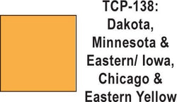 Tru Color TCP-138 Dakota, Minnesota and Eastern / Iowa, Chicago and Eastern Yellow Paint 1 ounce - House of Trains