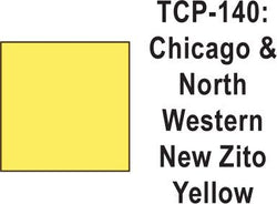 Tru Color TCP-140 Chicago North Western Zito Yellow, Paint (1 Ounce) - House of Trains