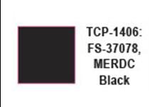 Tru Color TCP-1406, FS 37078, MERDC, Black Paint, 1 Ounce - House of Trains