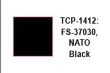Tru Color TCP-1412, FS 37030, NATO, Black Paint, 1 Ounce - House of Trains