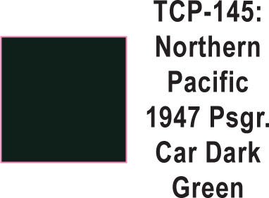 Tru Color TCP-145 Northern Pacific 1947 Pullman Green 1 Fluid Ounce - House of Trains