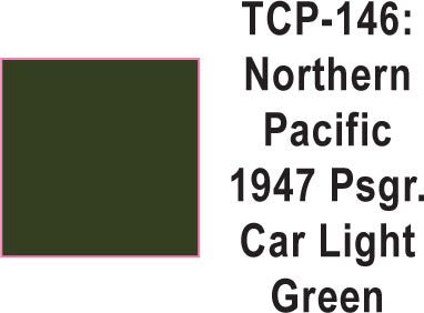 Tru Color TCP-146 Northern Pacific 1947 Light Green 1 fluid ounce - House of Trains