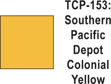 Tru Color TCP-153 Southern Pacific Depot Colonial Yellow Paint 1 ounce - House of Trains