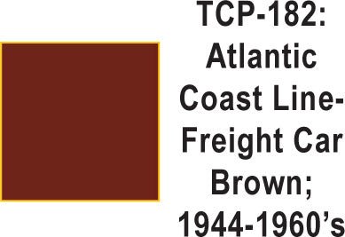 Tru Color TCP-182 Atlantic Coast Line 1944-60s Freight Car Brown Paint 1 ounce - House of Trains