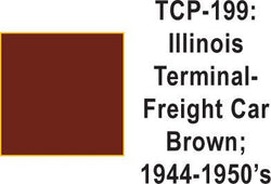 Tru Color TCP-199 Illinois Terminal 1950-60’s Frt. Car Red 1 ounce - House of Trains