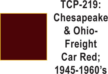 Tru Color TCP-219 Chesapeake and Ohio Freight Car Red 1 Fluid Ounce - House of Trains